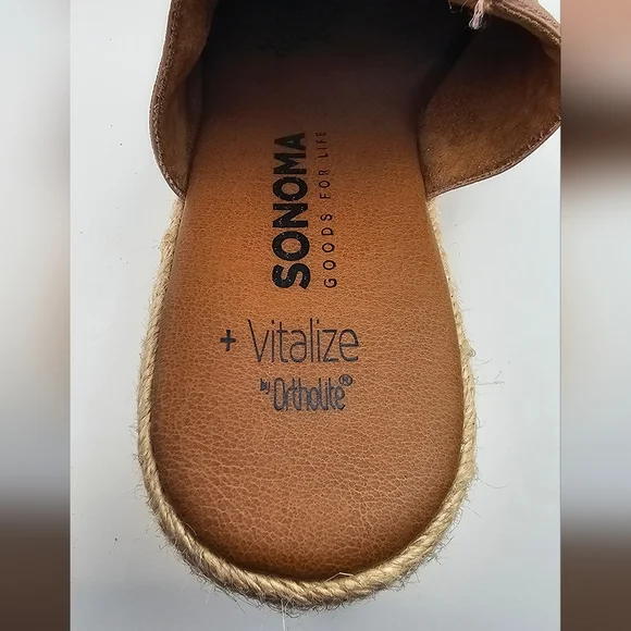 Sonoma Vitalize by Orthalite - Peep Toe Wedge Heel - Size 6.5 - Picture 6 of 6